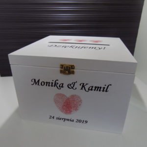 Pudełko na koperty Personalizcja