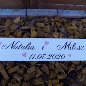 Tablica Rejestracyjna Ślubna z personalizacją