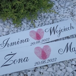 Tablica Rejestracyjna Ślubna z personalizacją