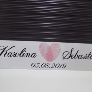 Tablica Rejestracyjna Ślubna z personalizacją