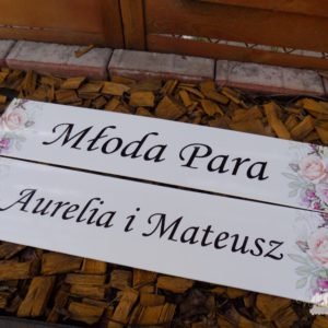 Tablica Rejestracyjna Ślubna z personalizacją