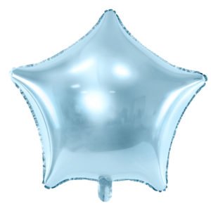 Balon foliowy Gwiazdka, 48cm, błękitny