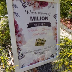Plakat Miliona na Start
