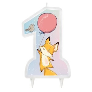 Świeczka urodzinowa Kolekcja Happy Birthday - Lisek