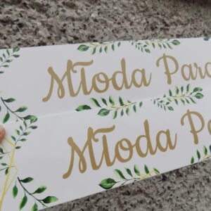 Tablica Rejestracyjna Ślubna Personalizacja