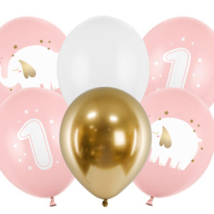 Balony 30 cm, Roczek, Pastel Pale Pink