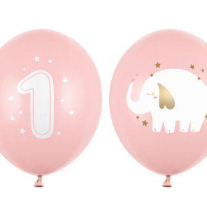 Balony 30 cm, Roczek, Pastel Pale Pink