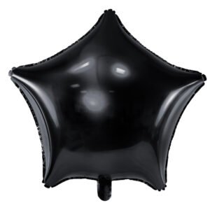 Balon foliowy Gwiazdka, 48cm, czarny