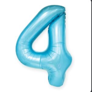 Balony foliowe niebieskie 100cm 4
