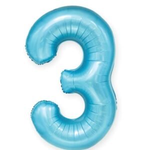 Balony foliowe niebieskie 100cm 3