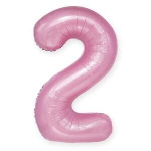 Balony foliowe różowe 100cm 2