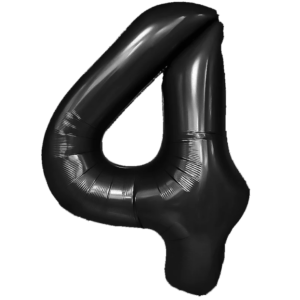 Balony foliowe Czarny100cm 4