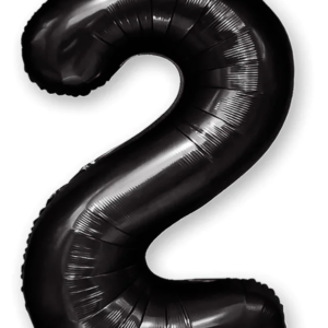 Balony foliowe Czarny100cm 2