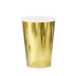 Kubek gold 6szt