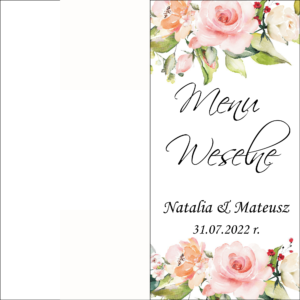 Menu weselne