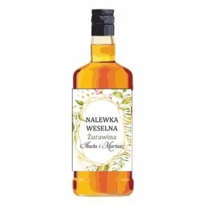 Naklejki na Butelki weselne + personalizacja