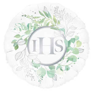 Balon foliowy IHS Eukaliptus srebrny 45cm