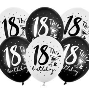 Balony 30cm, 18th! birthday, mix