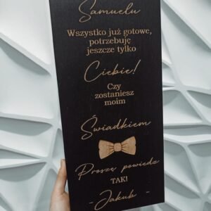Spersonalizowane pudełko dla świadka
